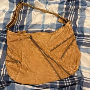 Converse Camel Leather Hobo Bag